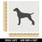 German Shorthaired Pointer Dog Solid Wall Cookie DIY Craft Reusable Stencil